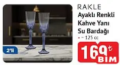 RAKLE AYAKLI RENKLİ KAHVE YANI SU BARDAĞI 125 CC 2'Lİ indirimli fiyat RAKLE AYAKLI RENKLİ KAHVE YANI SU BARDAĞI 125 CC 2'Lİ fiyat ve kampanya bilgisi